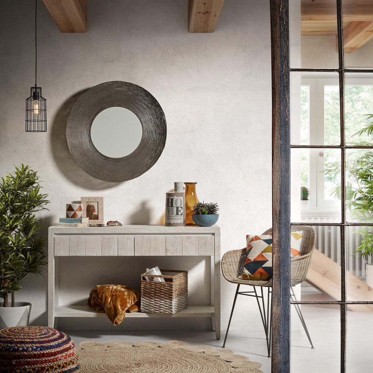 Scaun dining maro din ratan Chart Kave Home