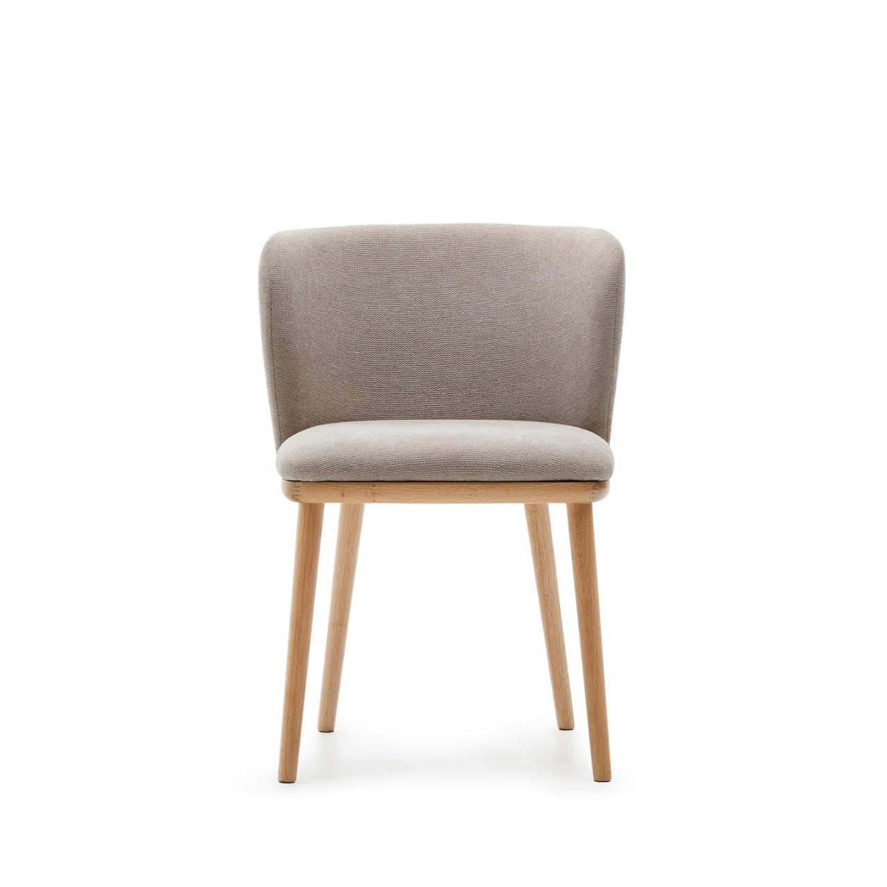 Scaun dining maro din textil Ciselia Chenille Kave Home
