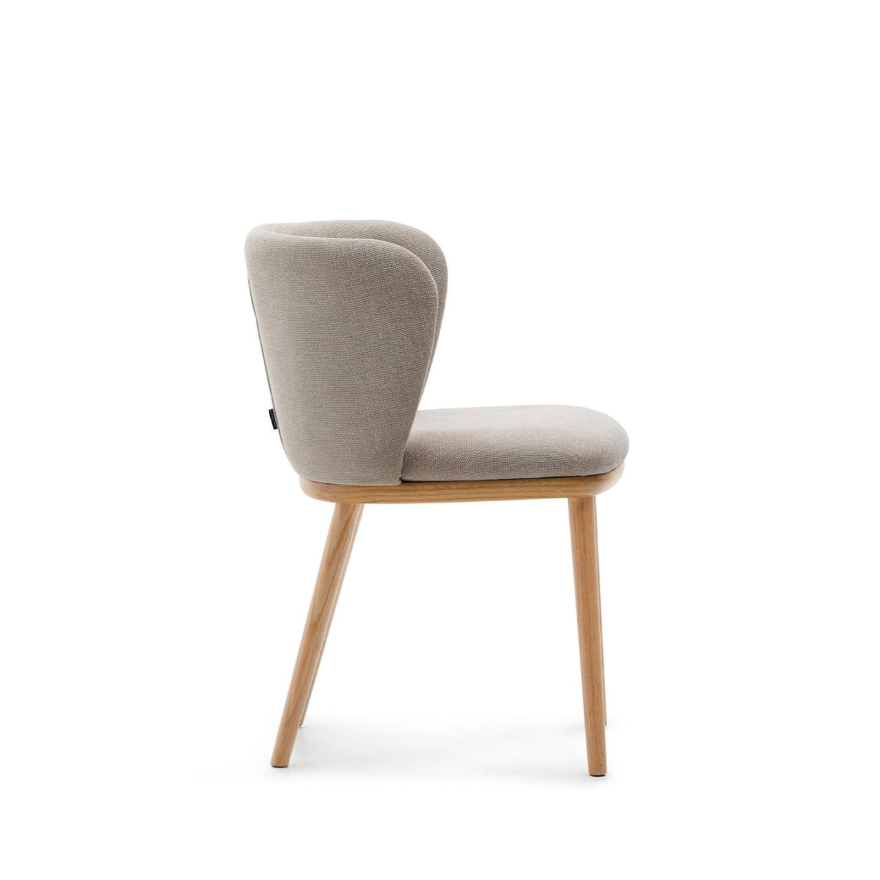 Scaun dining maro din textil Ciselia Chenille Kave Home
