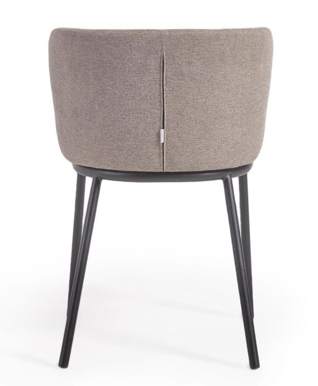 Scaun dining maro din textil Ciselia Kave Home