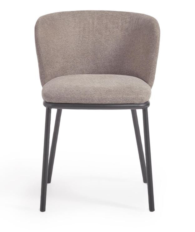 Scaun dining maro din textil Ciselia Kave Home
