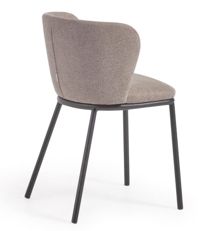 Scaun dining maro din textil Ciselia Kave Home