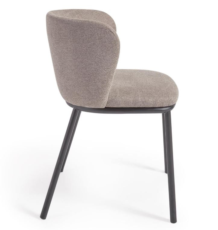 Scaun dining maro din textil Ciselia Kave Home