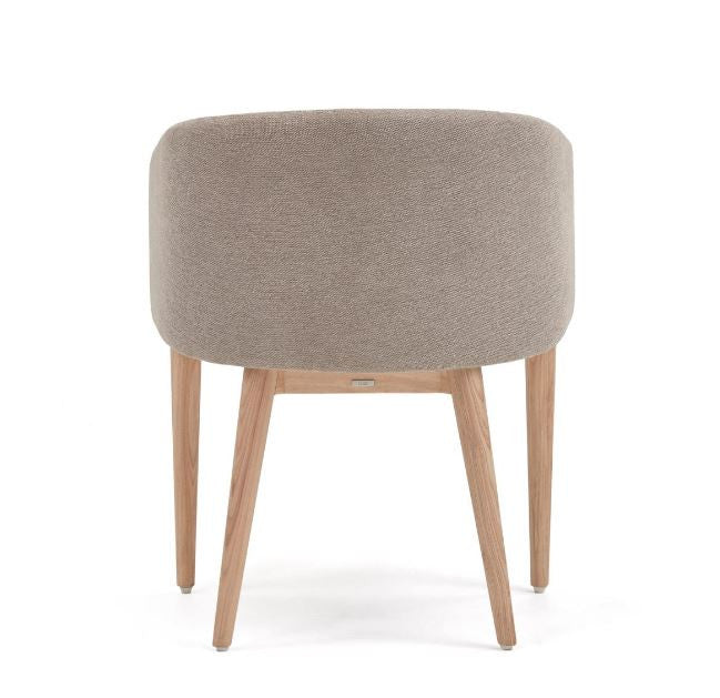 Scaun dining maro din textil Harlan Kave Home