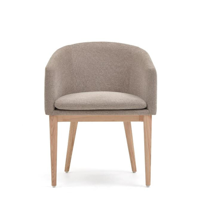 Scaun dining maro din textil Harlan Kave Home