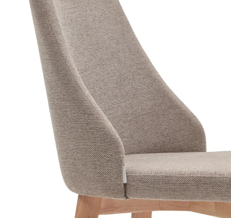 Scaun dining maro din textil Rosie Kave Home