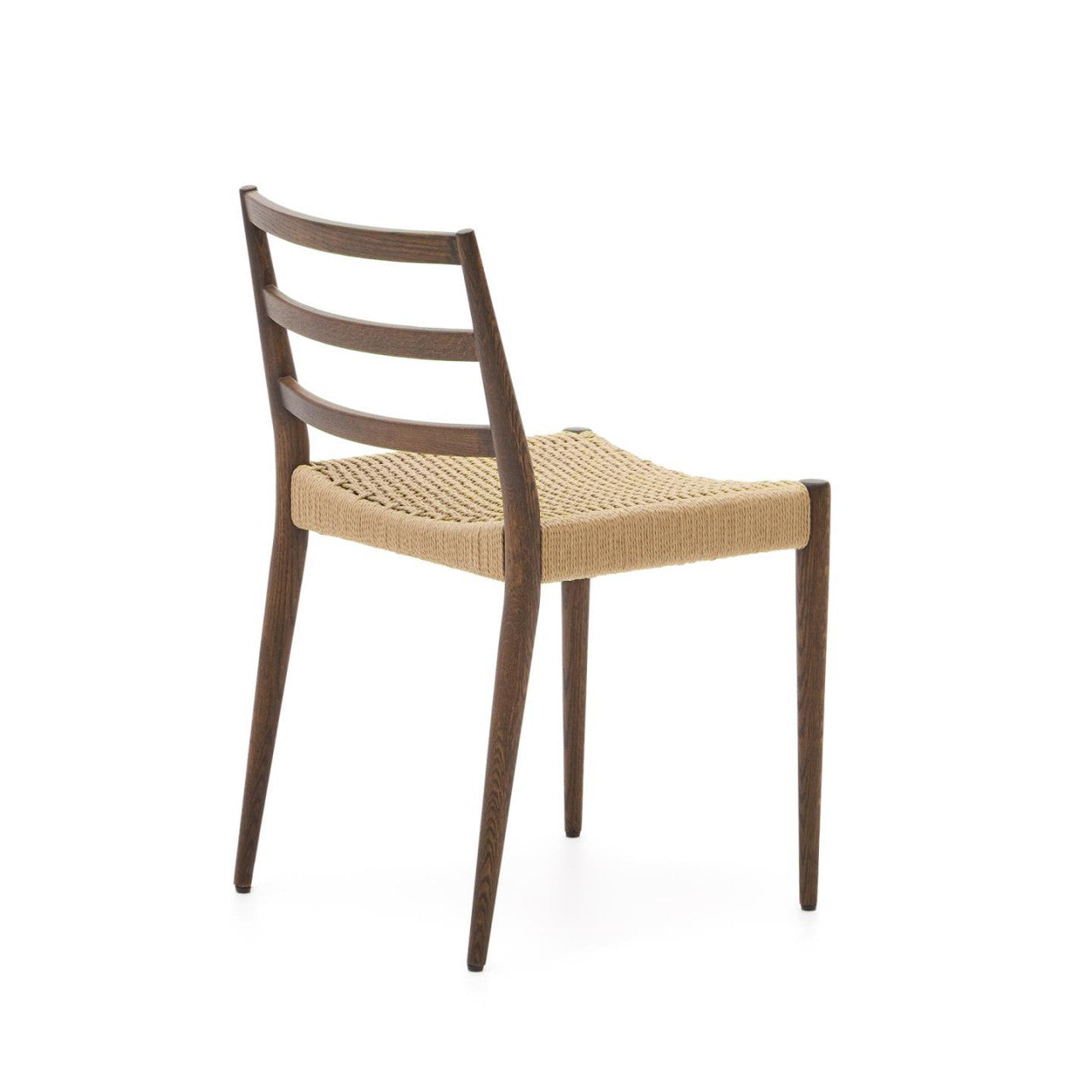 Scaun dining maro inchis din lemn Analy Kave Home