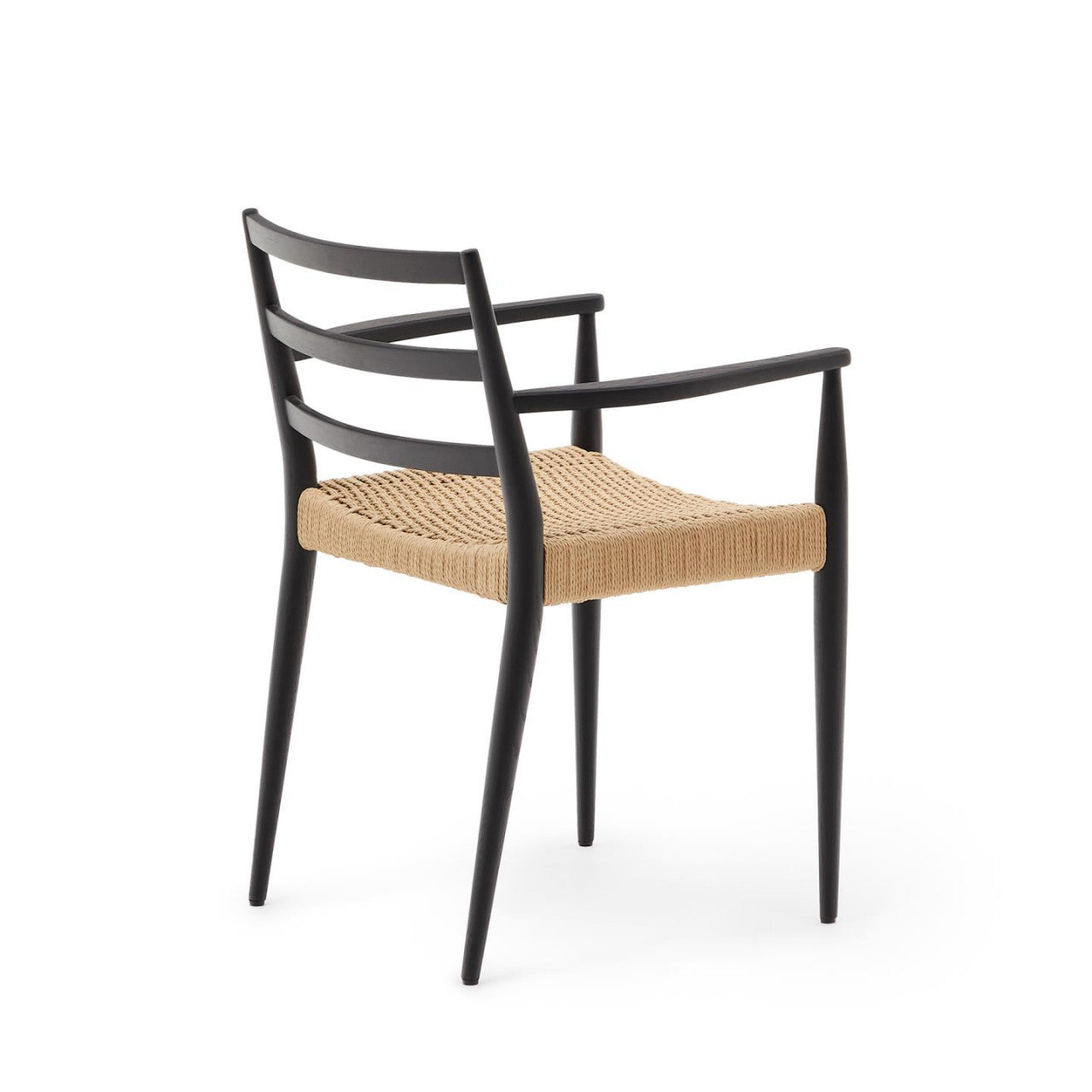 Scaun dining maro/negru din lemn Analy Kave Home