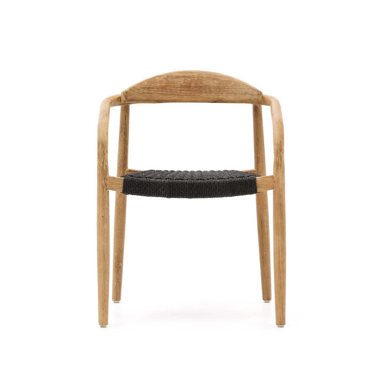 Scaun dining maro/negru din lemn Nina Style Kave Home