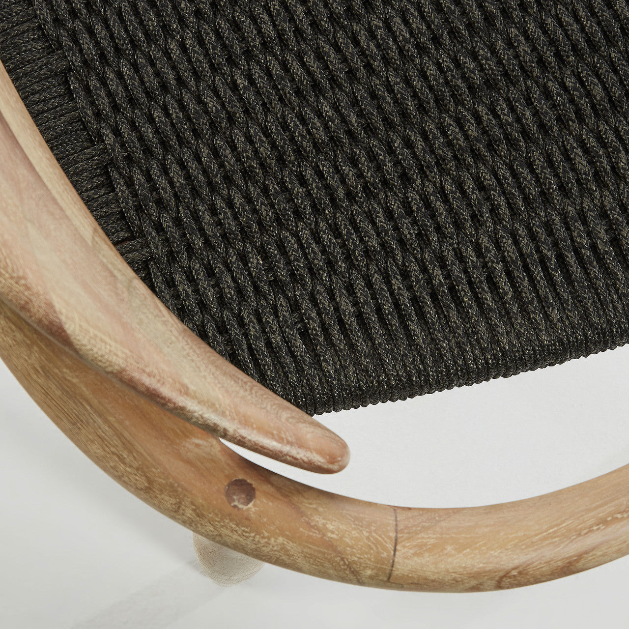 Scaun dining maro/negru din lemn Nina Style Kave Home
