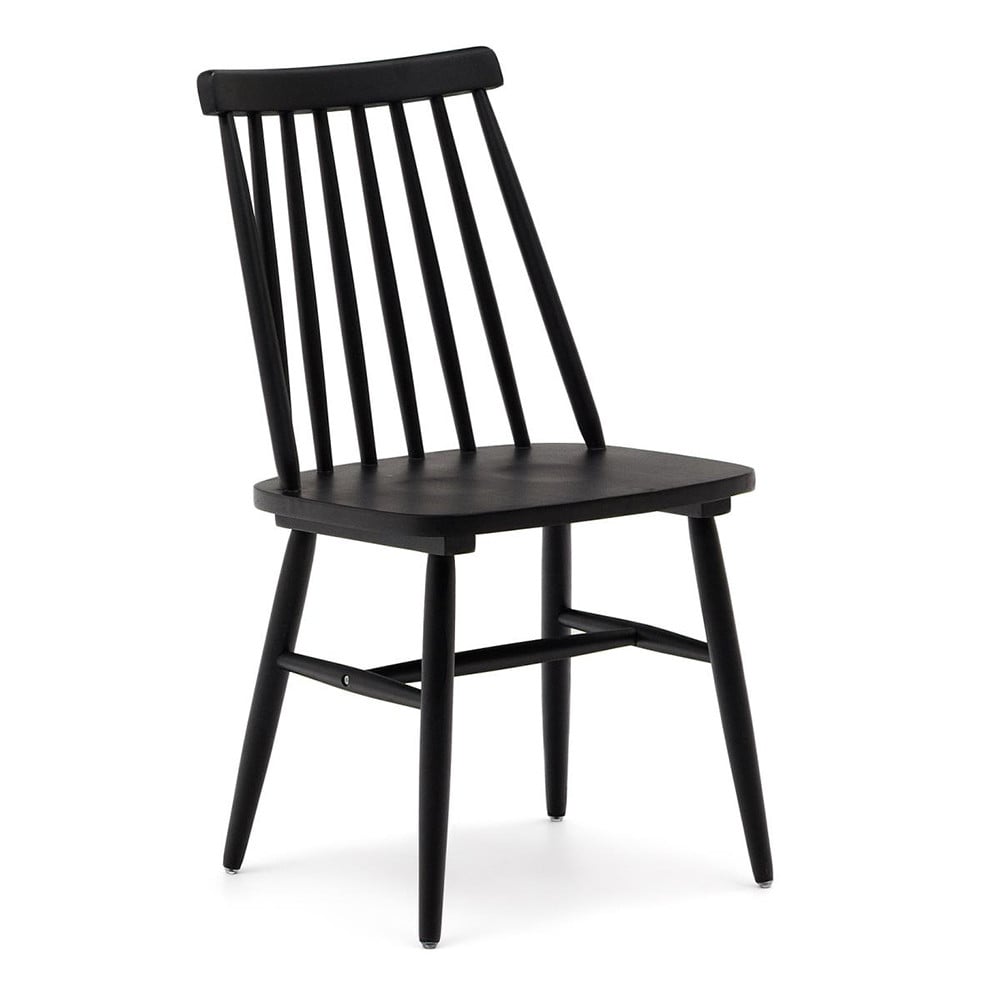 Scaun dining negru din lemn Tressia Style Kave Home