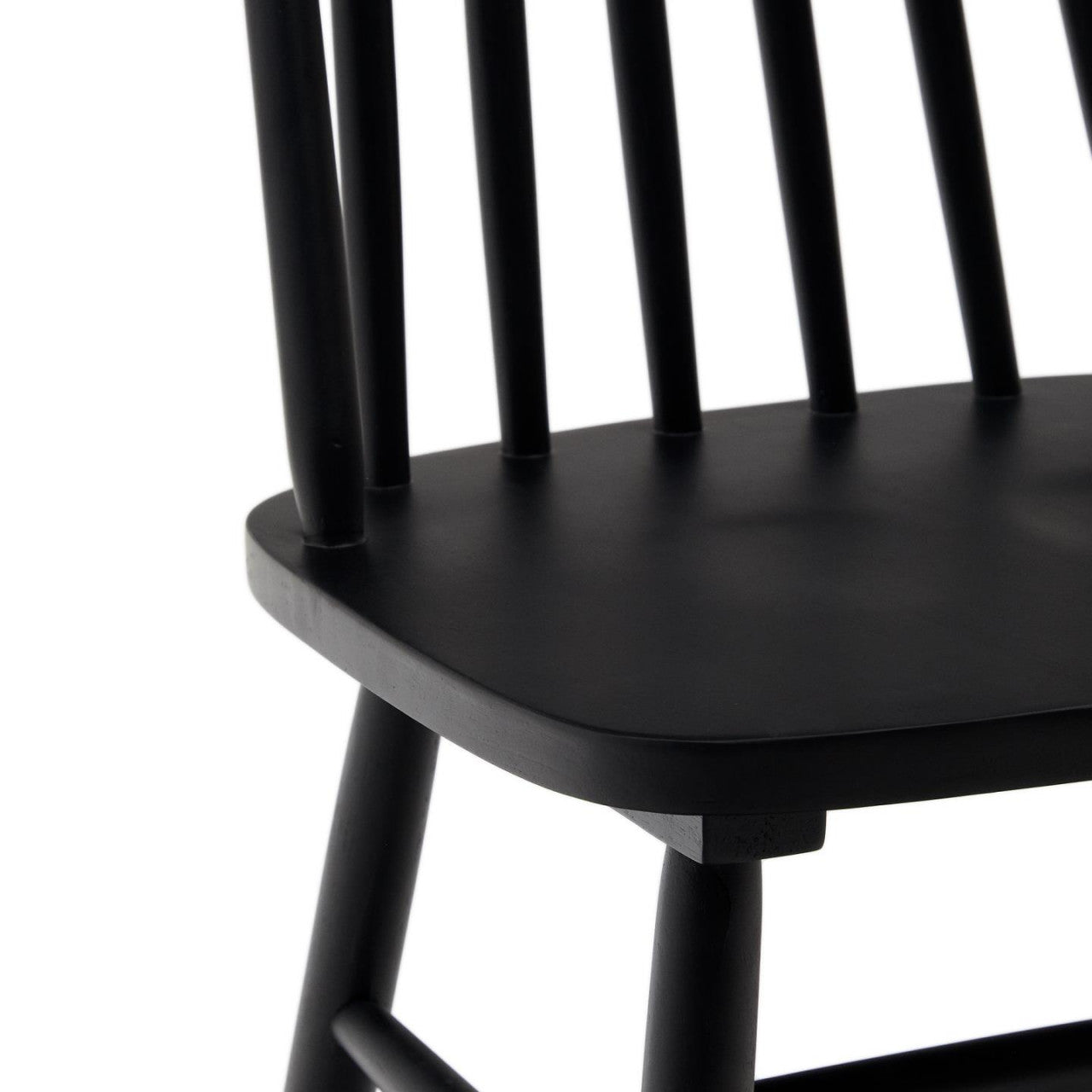 Scaun dining negru din lemn Tressia Style Kave Home