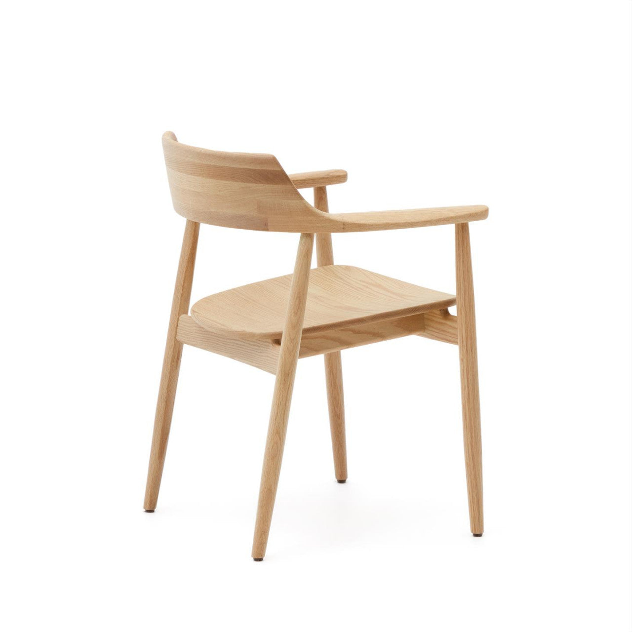 Scaun exterior dining maro din lemn Fondes Kave Home