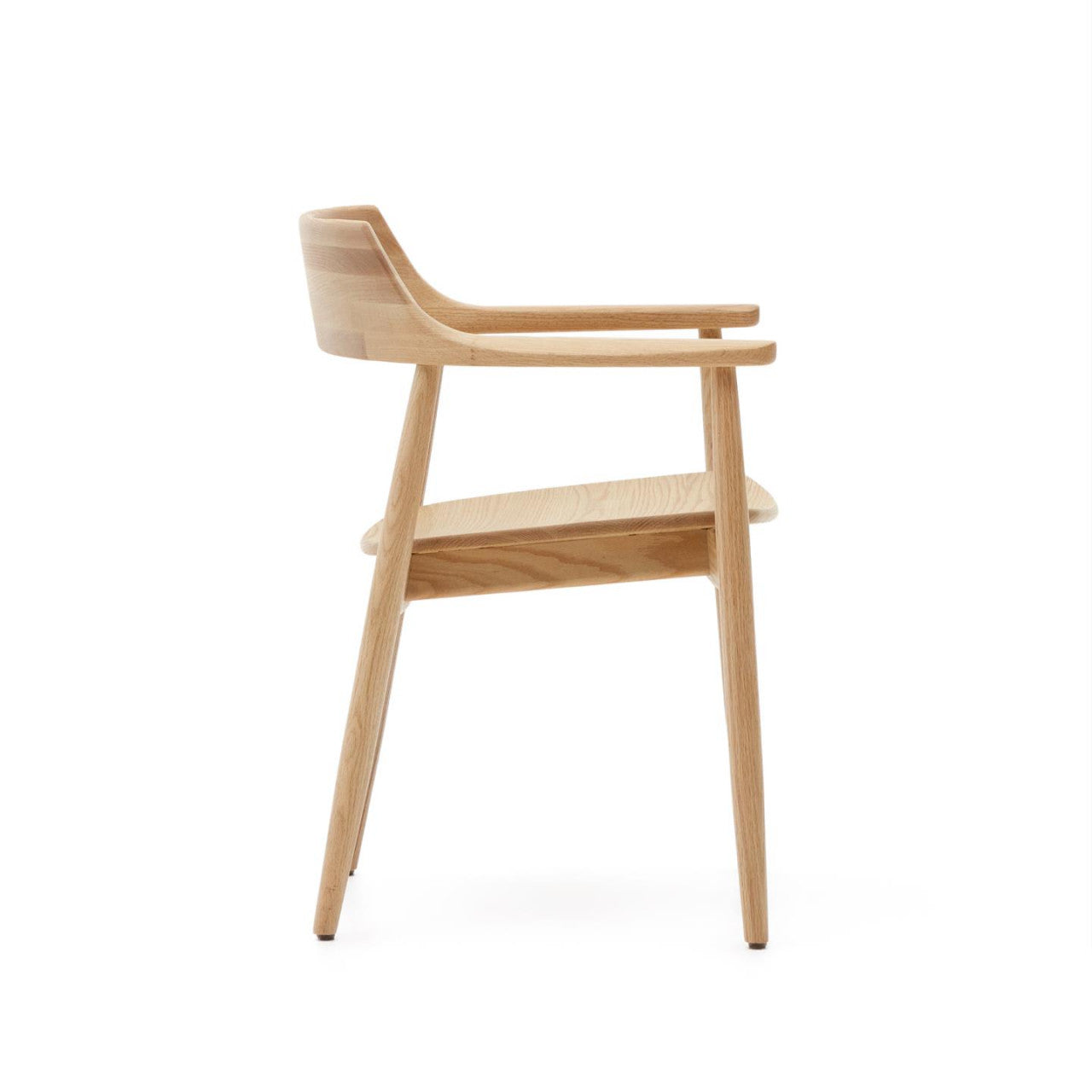 Scaun exterior dining maro din lemn Fondes Kave Home