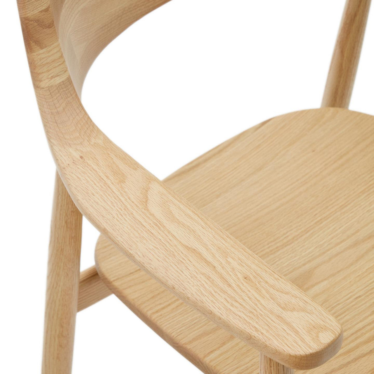 Scaun exterior dining maro din lemn Fondes Kave Home
