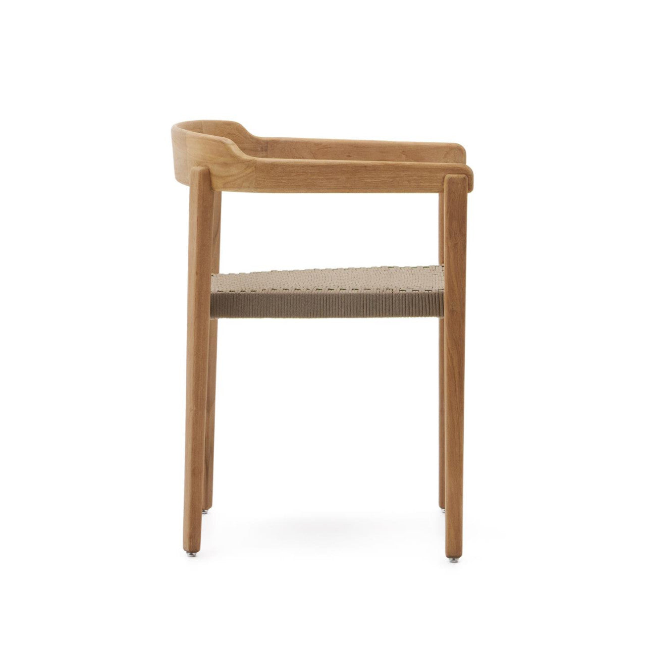 Scaun exterior dining maro din lemn Icaro Kave Home