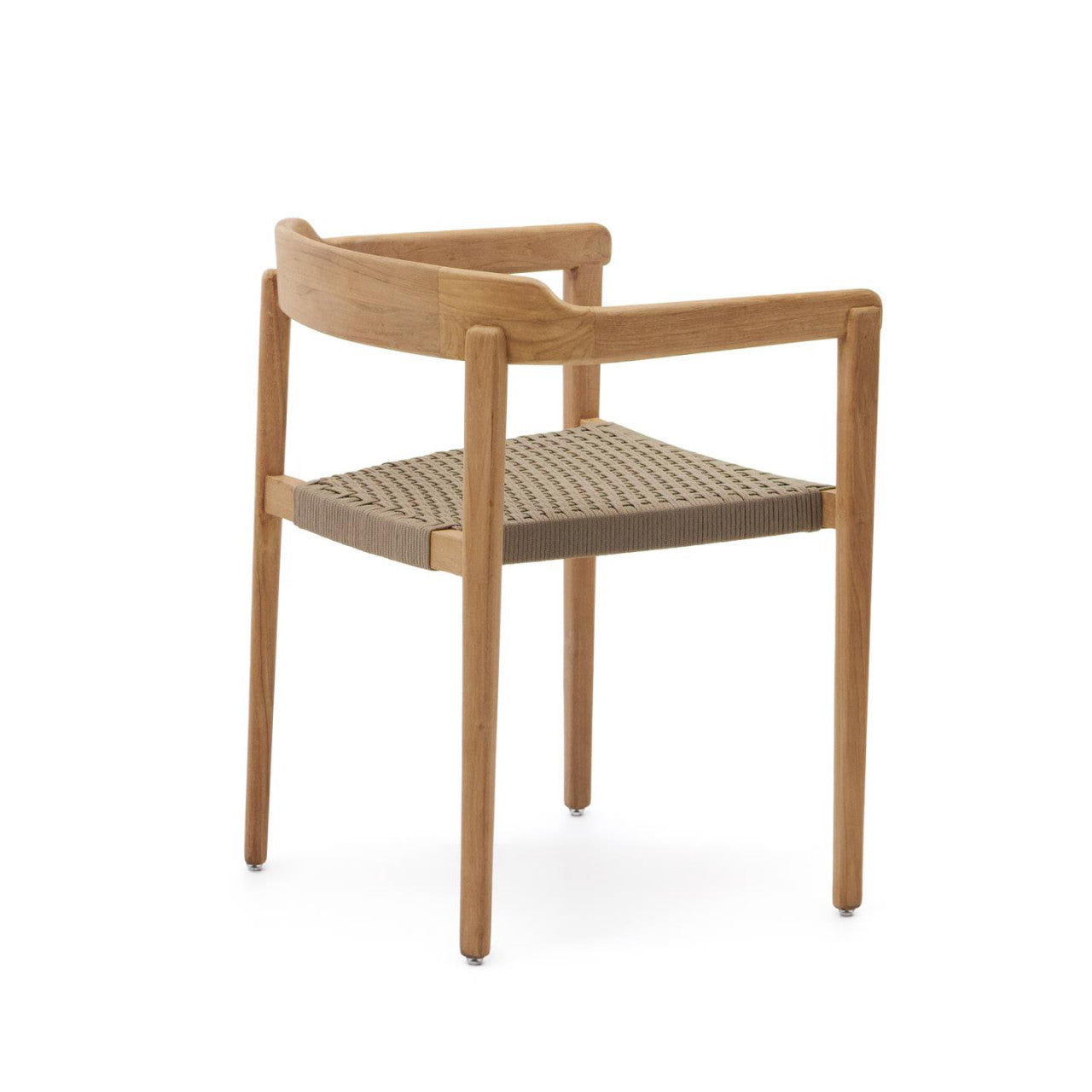 Scaun exterior dining maro din lemn Icaro Kave Home