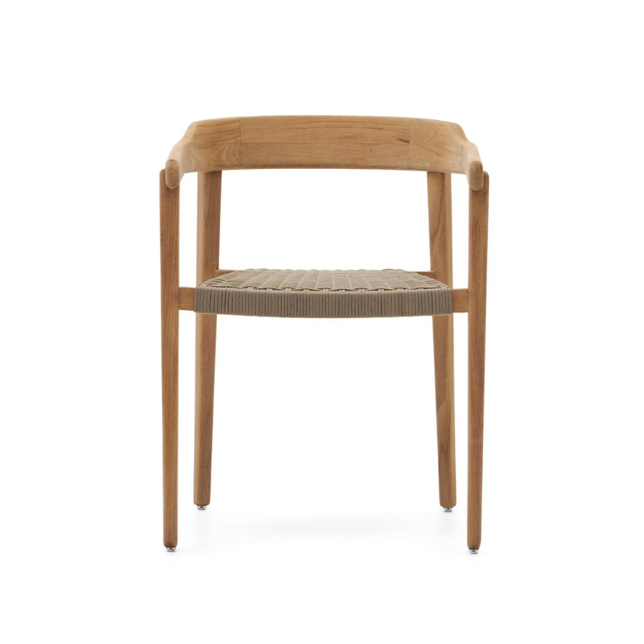 Scaun exterior dining maro din lemn Icaro Kave Home