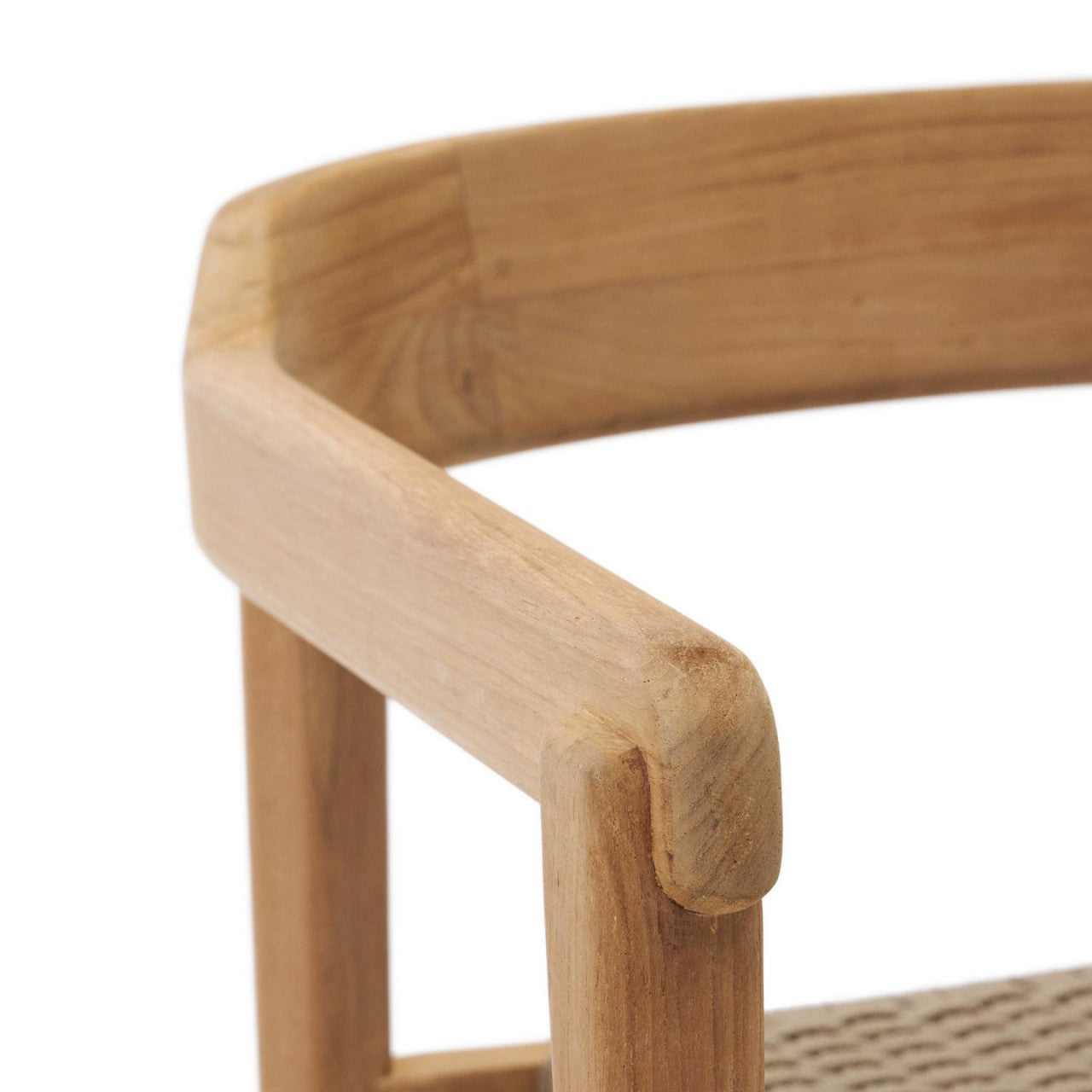 Scaun exterior dining maro din lemn Icaro Kave Home