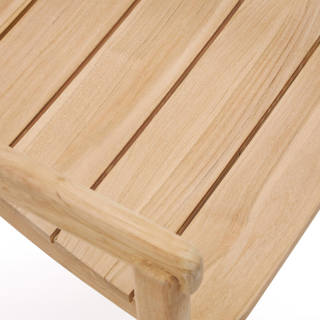 Scaun exterior dining maro din lemn Icaro Plain Kave Home