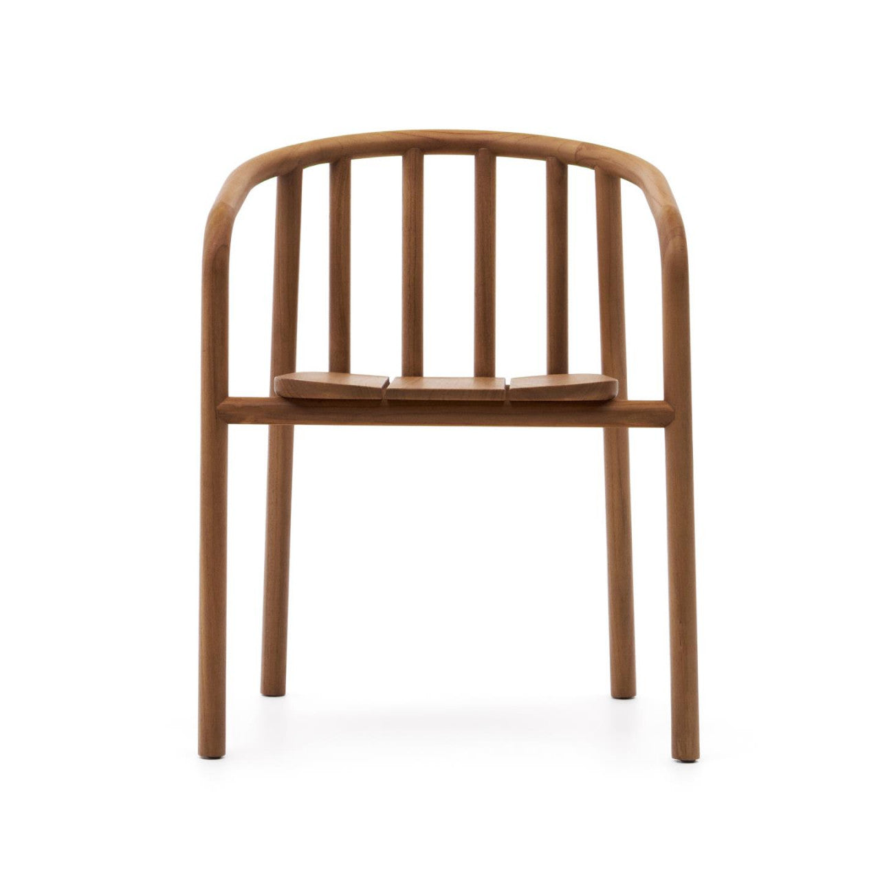 Scaun exterior dining maro din lemn Turqueta Kave Home