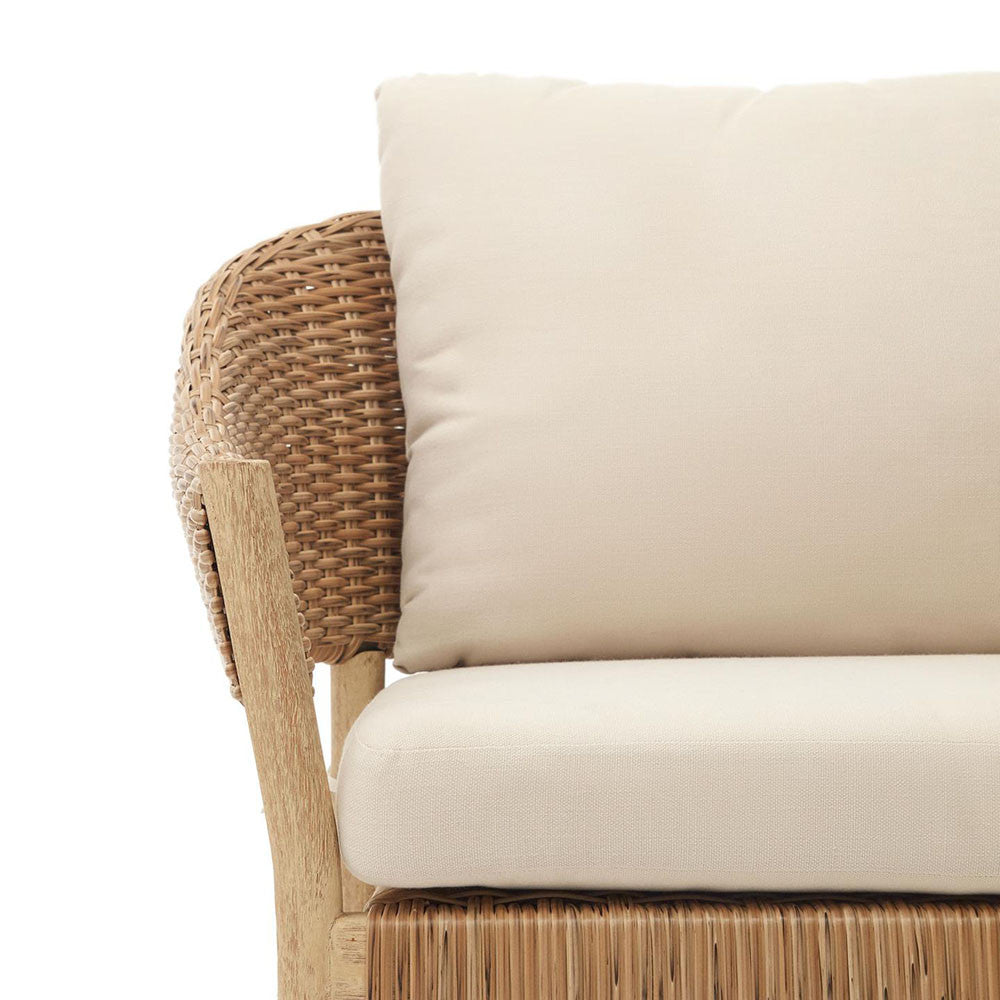 Set canapea si 2 fotolii bej din textil Pola Kave Home