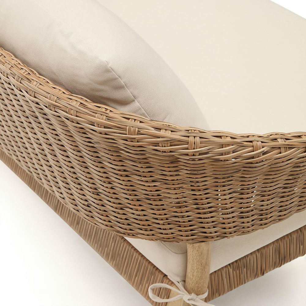 Set canapea si 2 fotolii bej din textil Pola Kave Home
