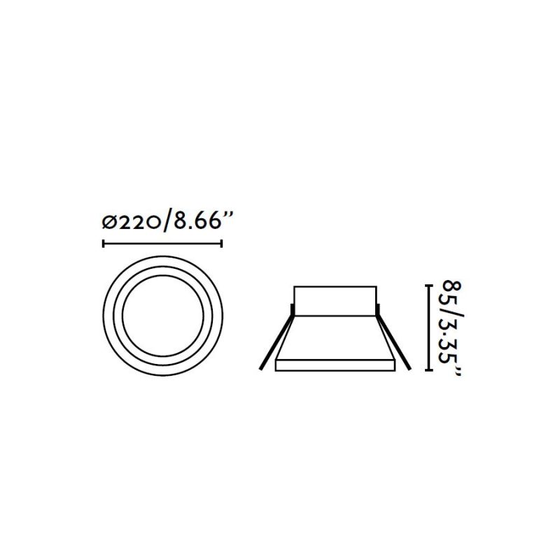 Spot LED incastrabil SON-2 24W