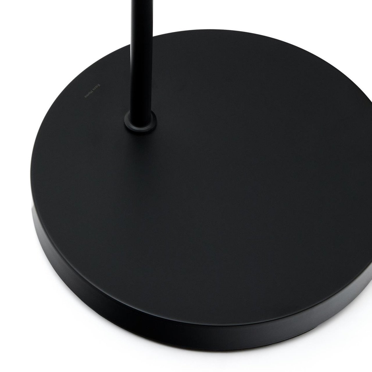 Suport pentru lampa portabila neagra din metal Nali Kave Home