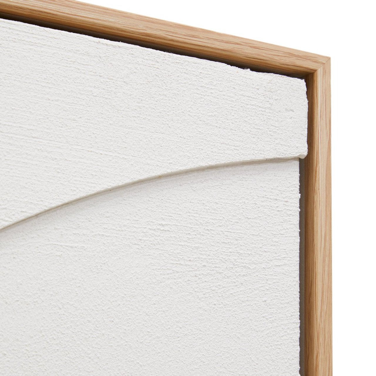 Tablou alb din lemn 60x90 cm Sefri Shapes Kave Home