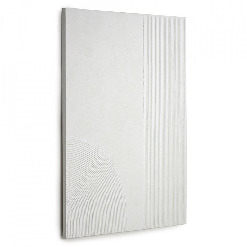 Tablou alb din lemn 80x110 cm Adelta Kave Home