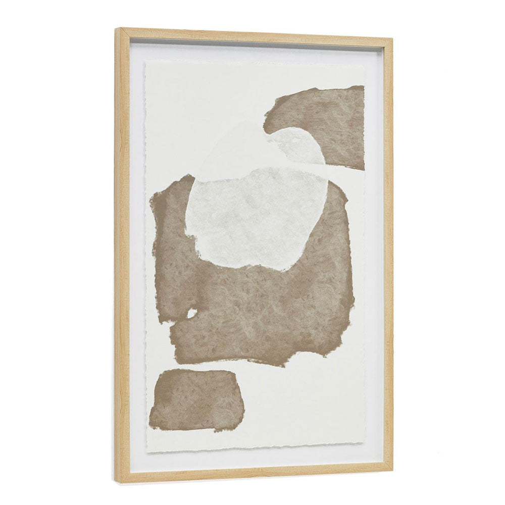 Tablou alb/maro 60x90 cm Torroella Kave Home