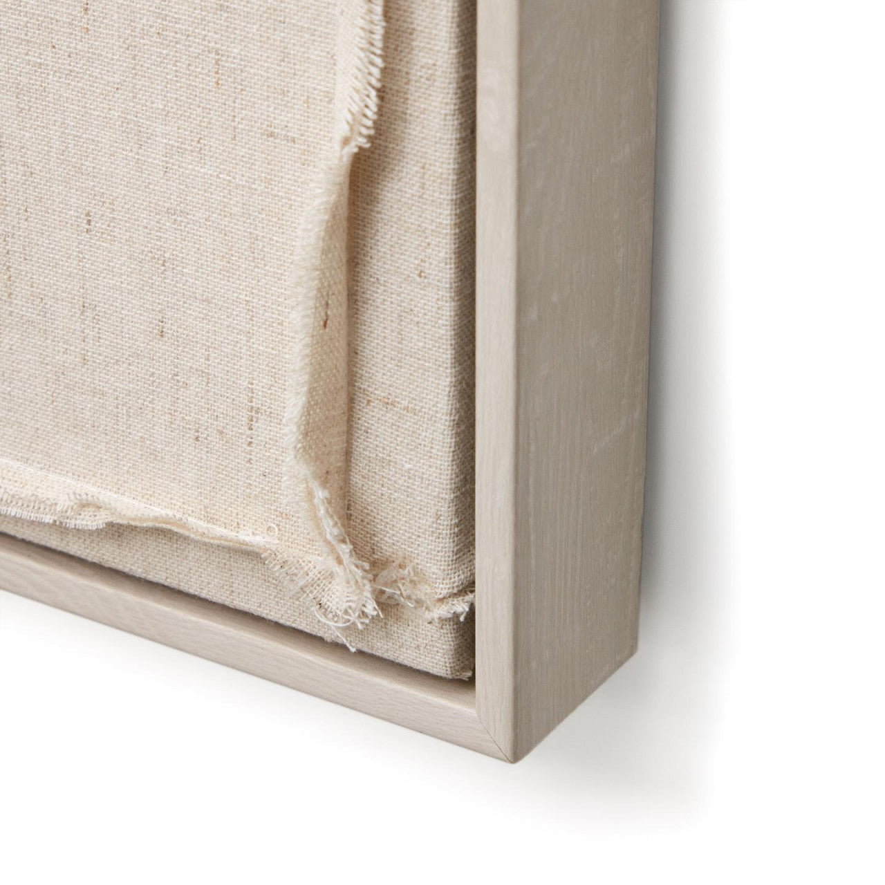 Tablou bej din fibre naturale 52x72 cm Maha 2 Kave Home