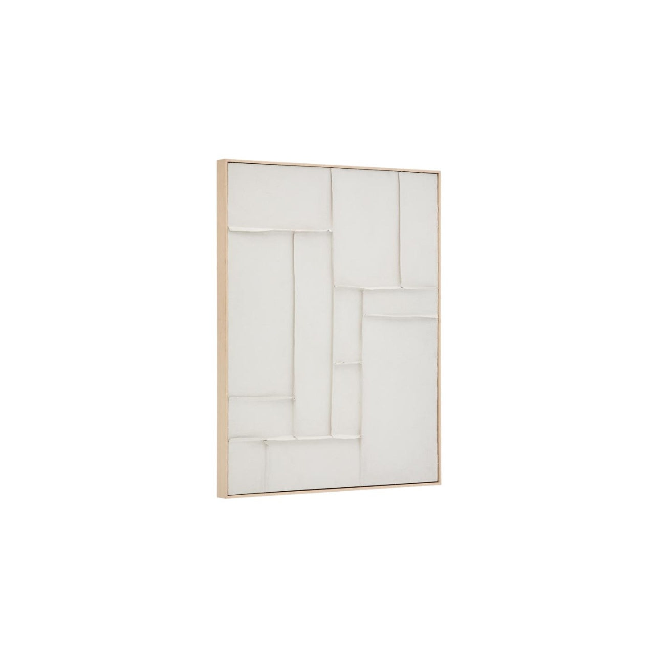 Tablou crem din fibre naturale 80x100 cm Klis Kave Home