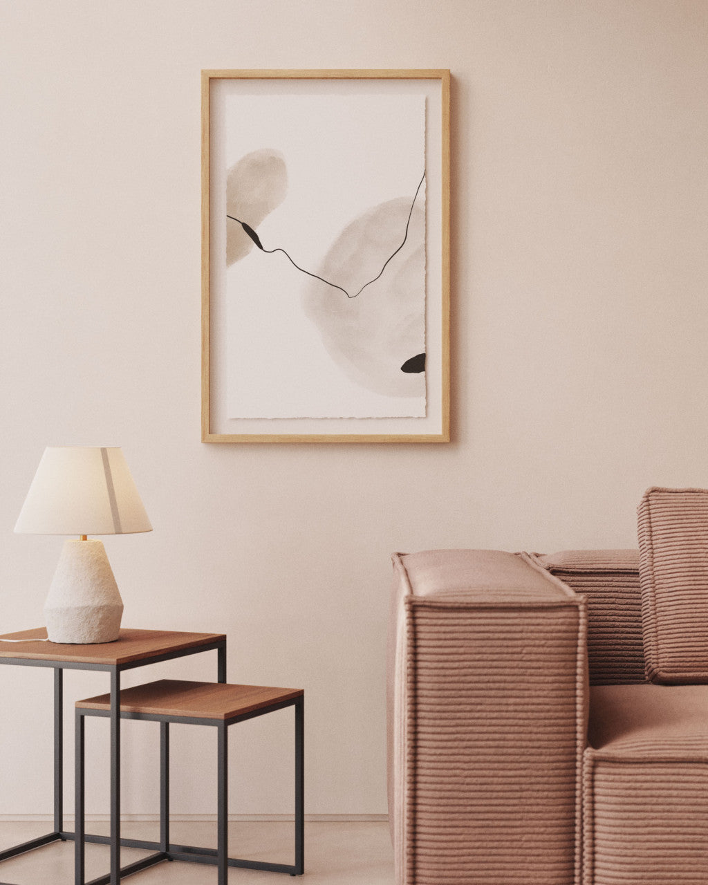 Tablou multicolor 60x90 cm Torroella Kave Home