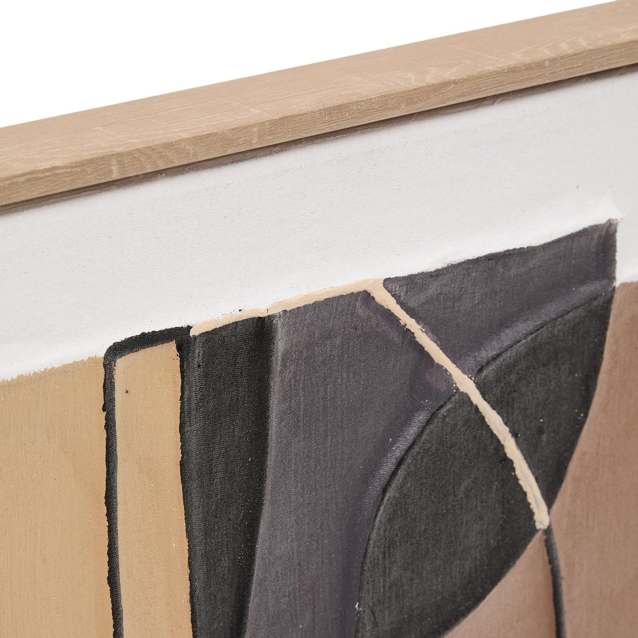 Tablou multicolor din fibre naturale 40x40 cm Zay Kave Home