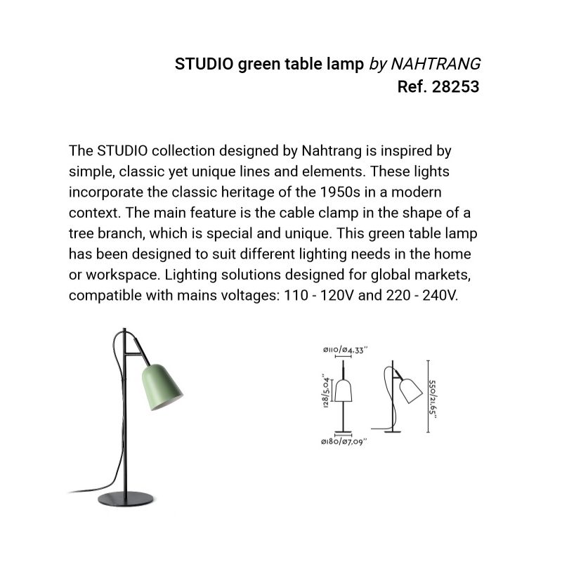 Veioza, Lampa de podea design modern Studio verde