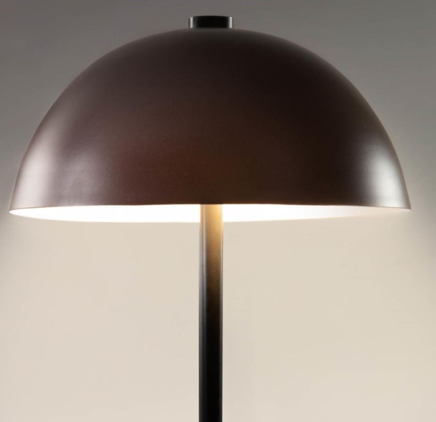 Veioza maro din metal 34 cm Aleyla Kave Home