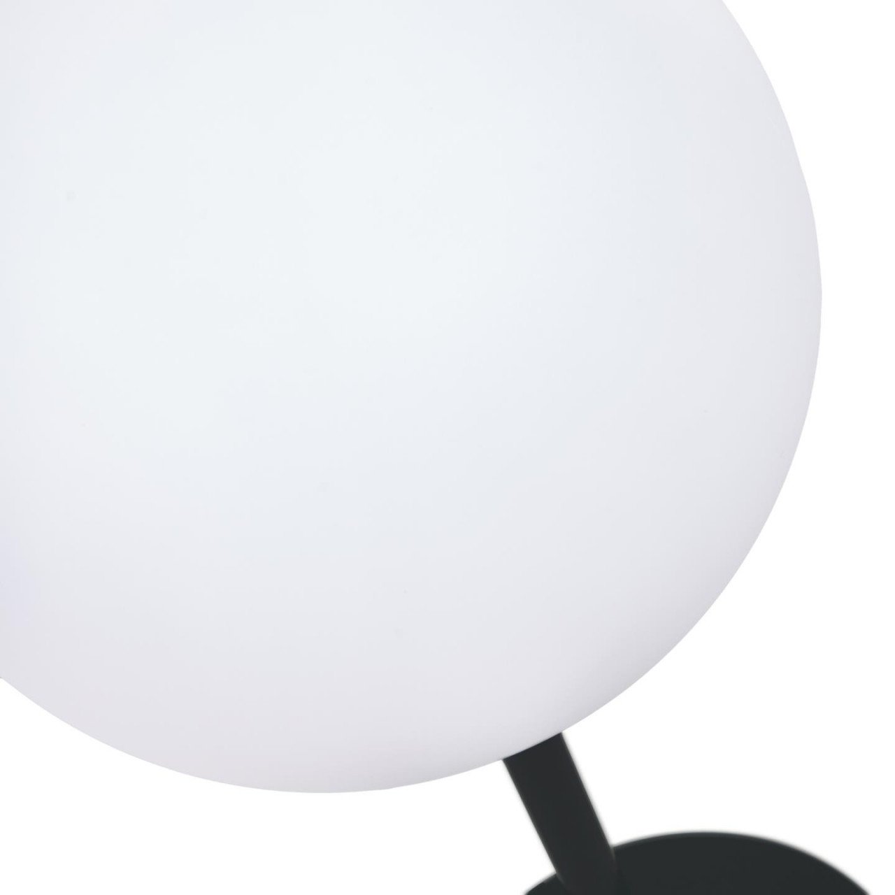 Veioza portabila alba/neagra din cu USB metal 40 cm Dinesh Kave Home