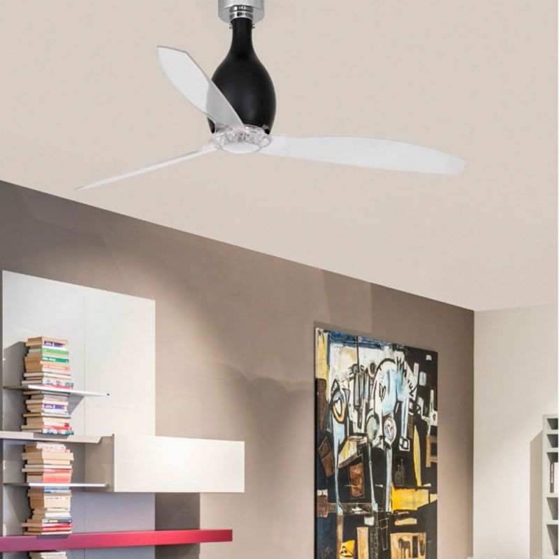 Ventilator cu telecomanda ETERFAN MINI negru mat