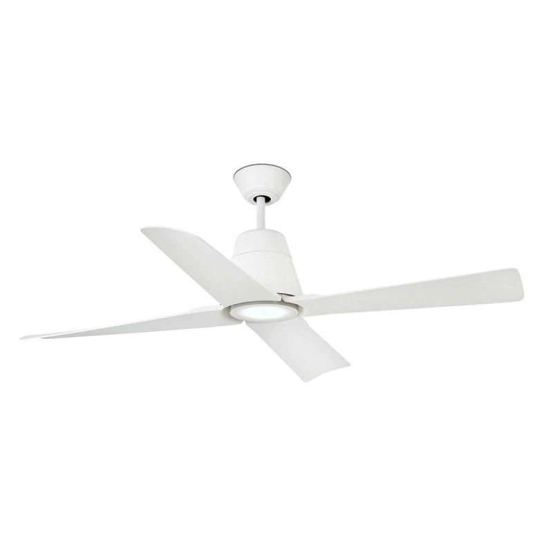 Ventilator de tavan cu telecomanda de exterior IP44 design modern TYPHOON alb