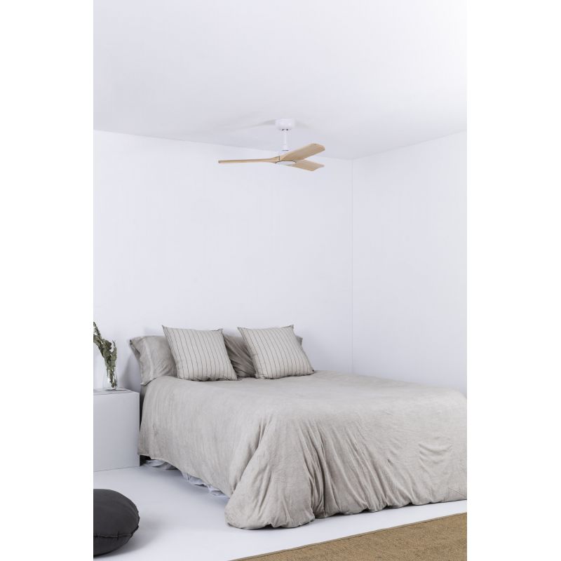 Ventilator de tavan cu telecomanda HEYWOOD S alb/lemn artar