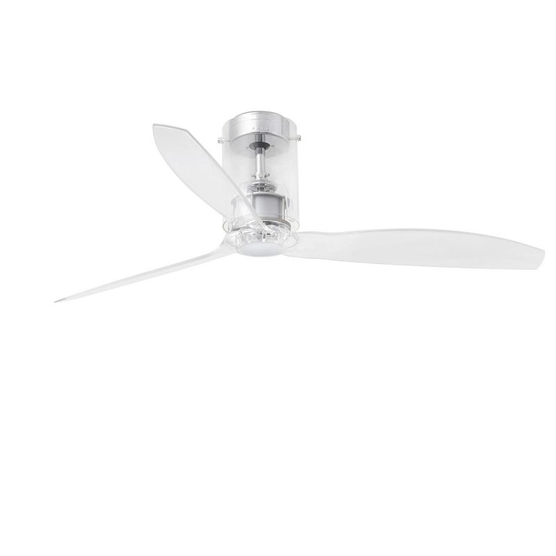 Ventilator de tavan modern cu telecomanda MINI TUBE FAN Transparent