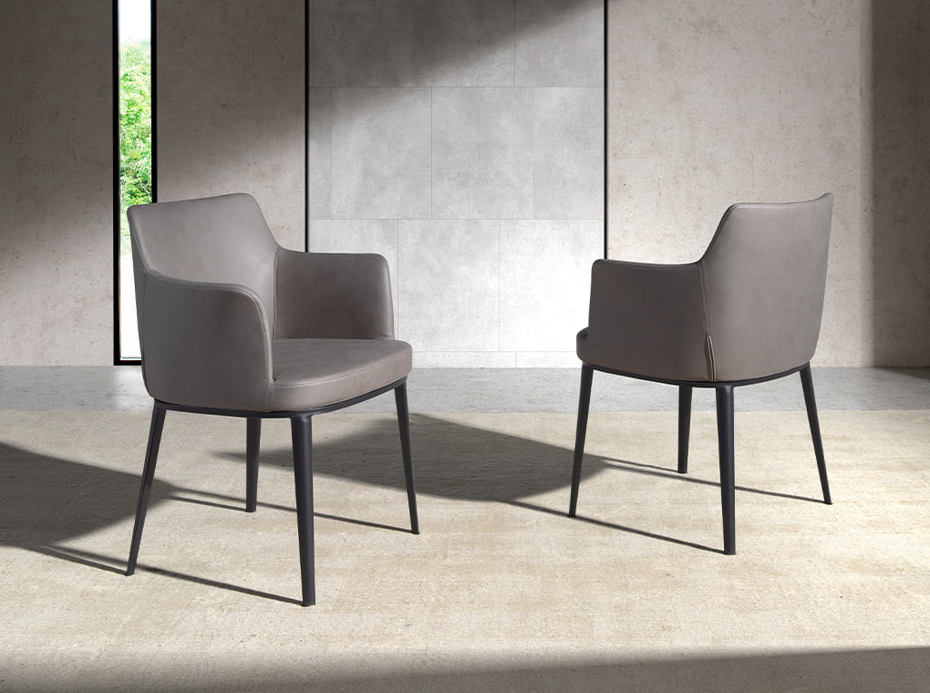 Scaun Tapitat cu Material Textil Mink Angel Cerda