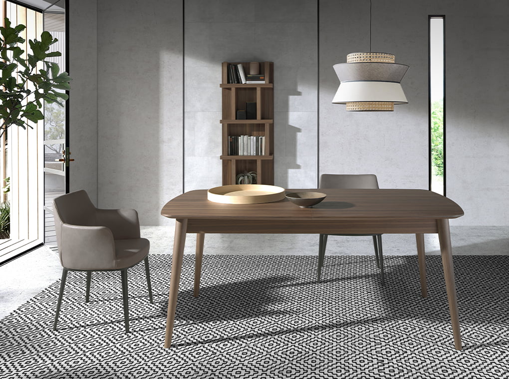 Scaun Tapitat cu Material Textil Mink Angel Cerda