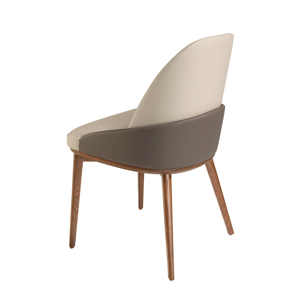 Scaun de Dining Tapitat cu Piele Ecologica Angel Cerda