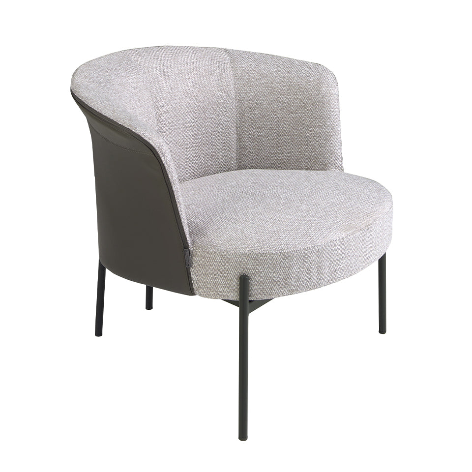 Fotoliu de Design Modern din Stofa si Piele Ecologica Angel Cerda