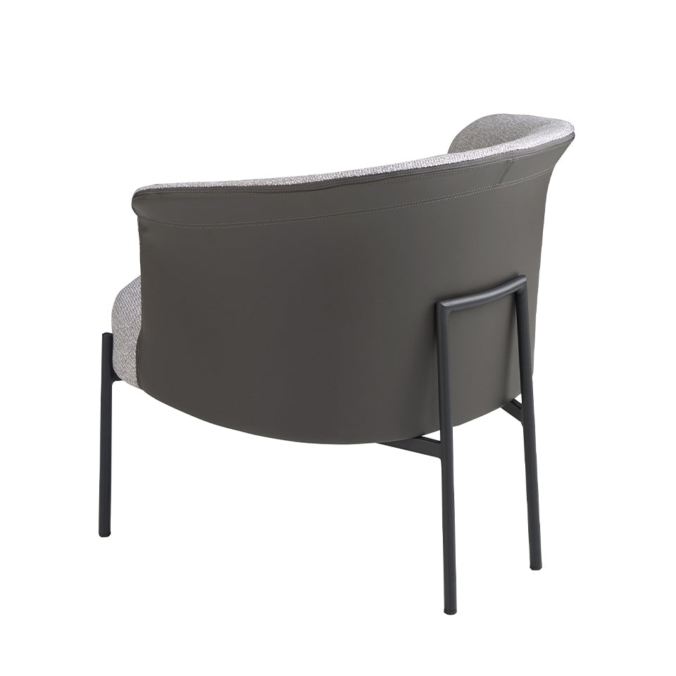 Fotoliu de Design Modern din Stofa si Piele Ecologica Angel Cerda
