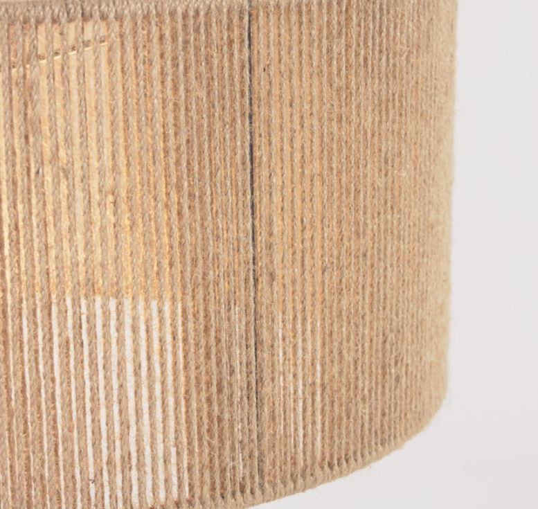 Abajur maro din fibre naturale Crista Round Kave Home