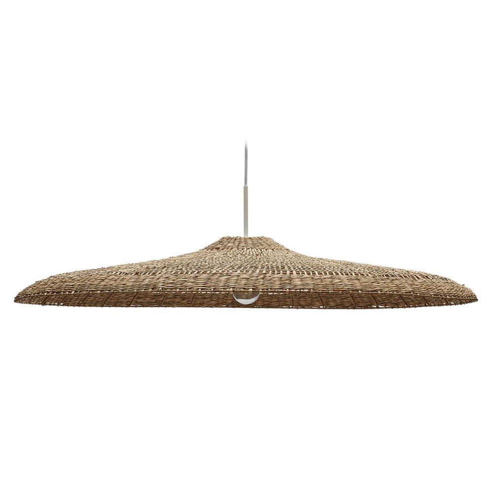 Abajur maro din fibre naturale Cruilles Kave Home